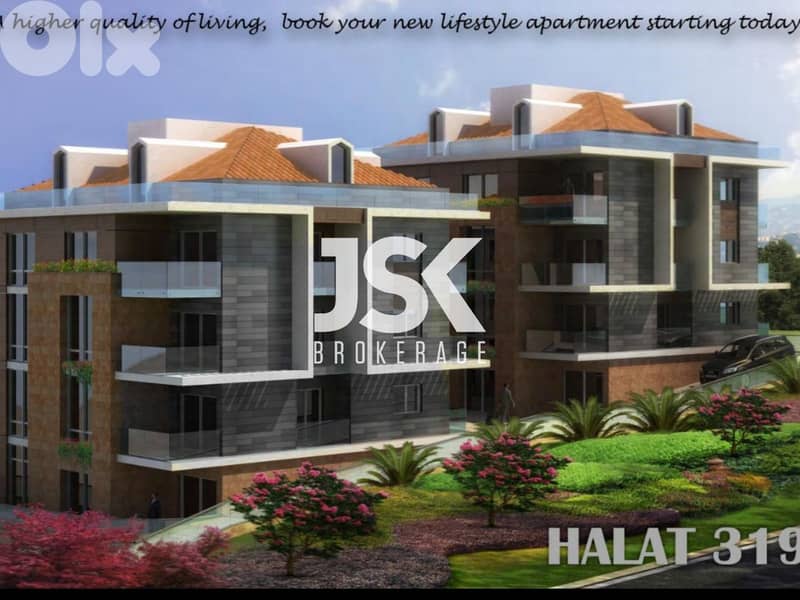 L18454-Under-Construction Apartment With Terrace For Sale in Halat-Pay 0