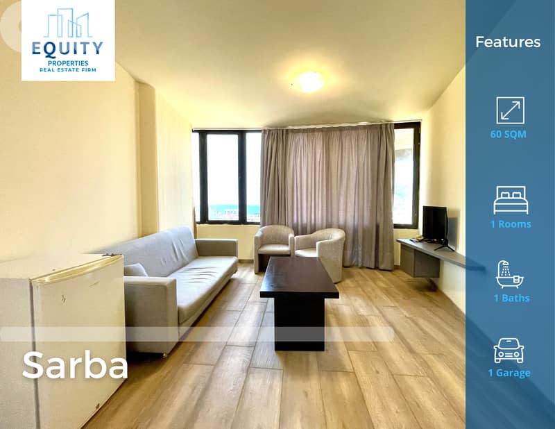 Furnished 60 SQM Studio For Rent In Sarba شقة للإيجار #RK178777 0