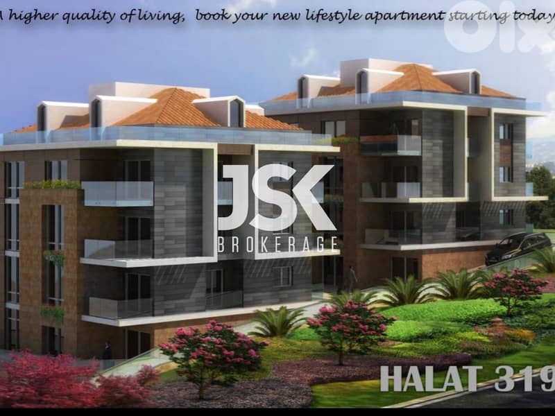 L18454-Under-Construction Apartment With Terrace For Sale in Halat-Pay 0