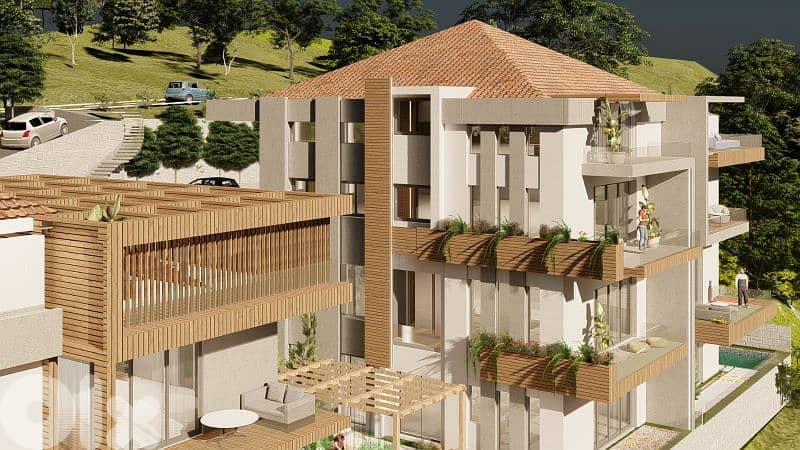 Apartment for sale in maska Broummana with payment facilities 0