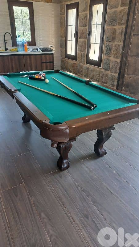 Now 430$ before 650$ billiard 7ft 0