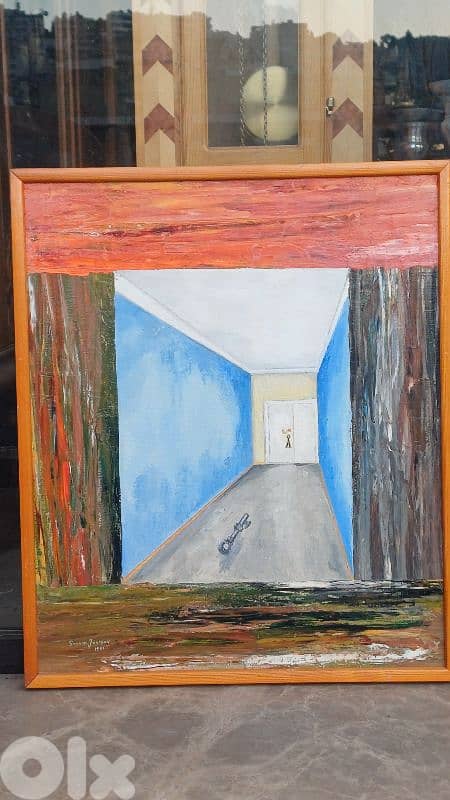 لوحة رسم زيتي اوروبية 2