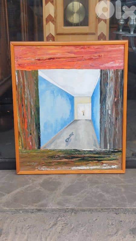 لوحة رسم زيتي اوروبية 3
