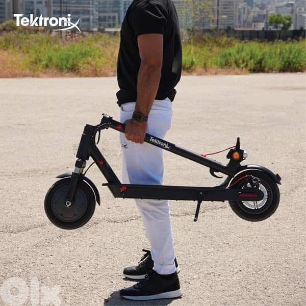 Electric Scooter 350W Motor with Front Suspension & Two Side Lights 1