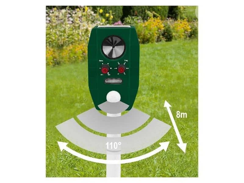 طارد الحيوانات solar powered animal repeller 2