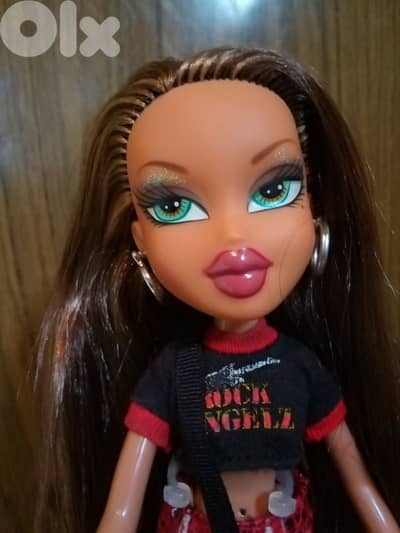 BRATZ ROCK ANGELZ YASMIN 2nd Edition MGA 2005 Great doll+Boots+Guitare