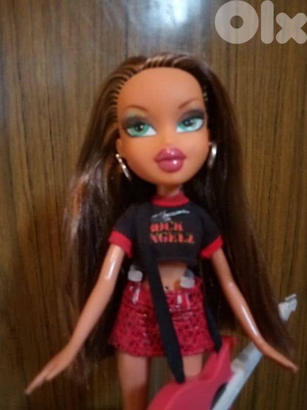BRATZ ROCK ANGELZ YASMIN 2nd Edition MGA 2005 Great doll+Boots+Guitare 5