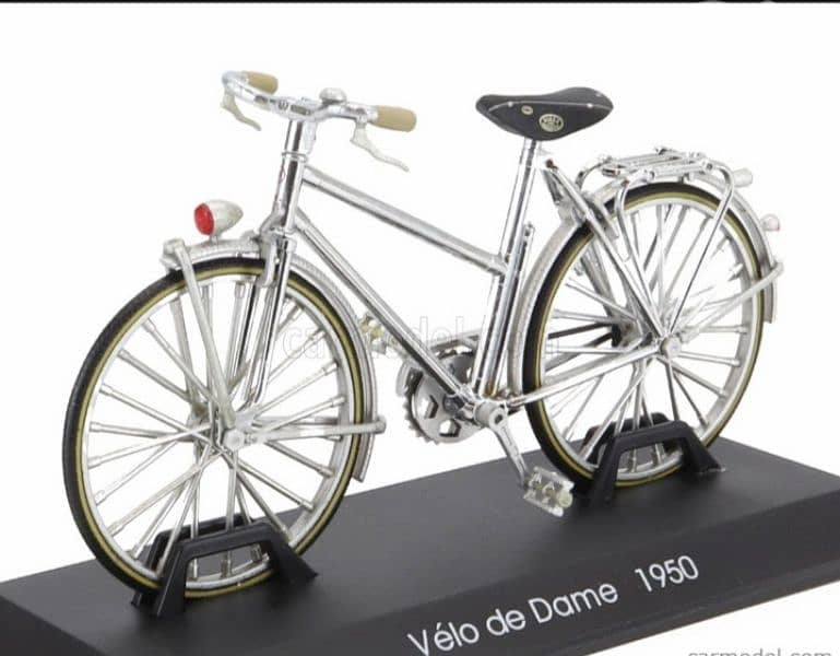 Velo de Dame 1950 diecast bicycle model 1/15 0