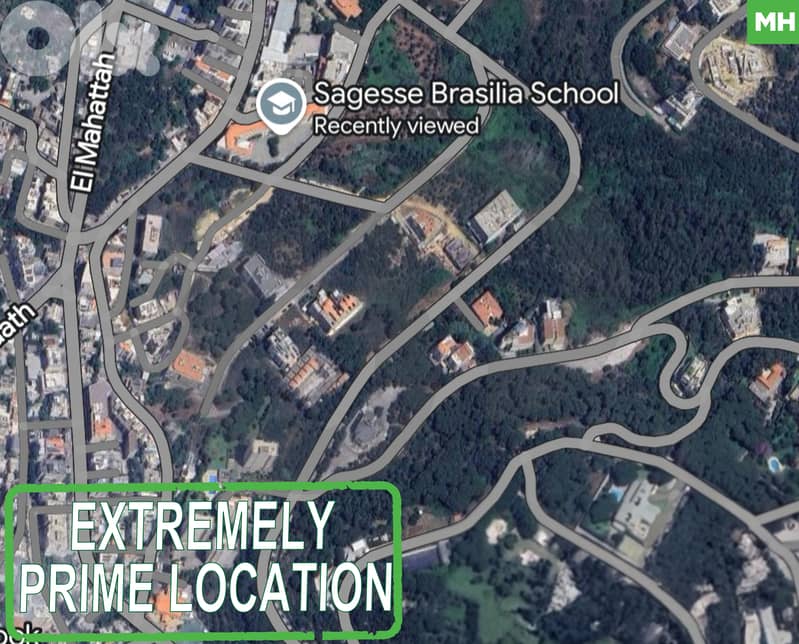 LAND - extremely prime location IN BRASLIA ( baabda ) ! REF#MH123313 ! 0