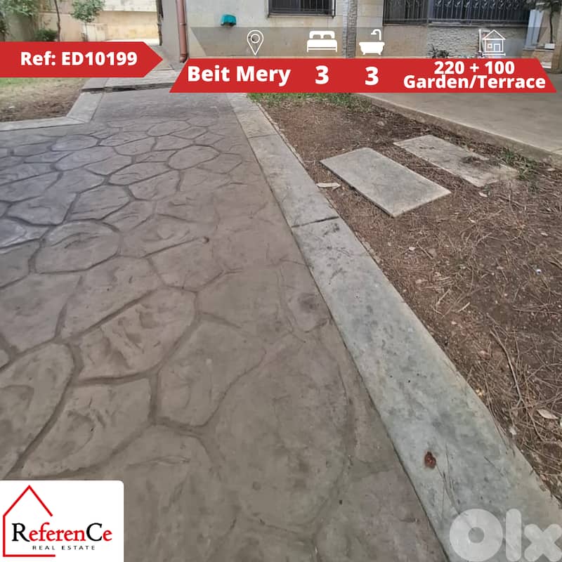 Apartment with Garden/Terrace Beit Mery شقة مع تيراس وحديقة بيت مري 0