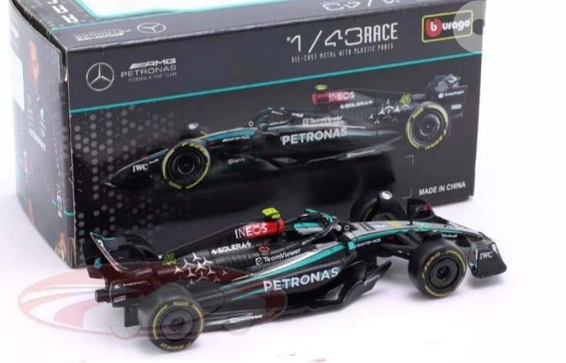 L. Hamilton Mercedes AMG W15 E (2024) diecast car model 1;43 . 4