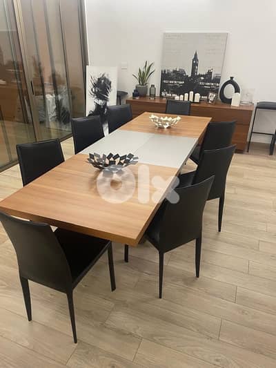 Dining table and sideboard