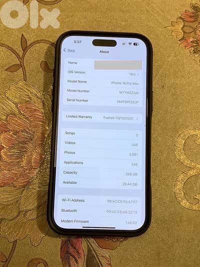 iPhone 16 pro max