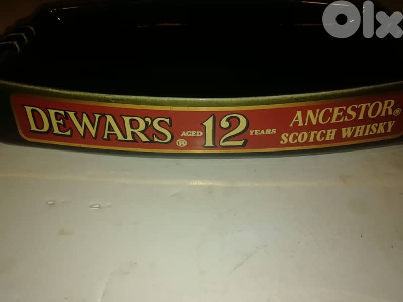 Dewars 12 Ancestors collectible ashtray 1