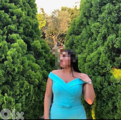 Turquoise Evening Dress