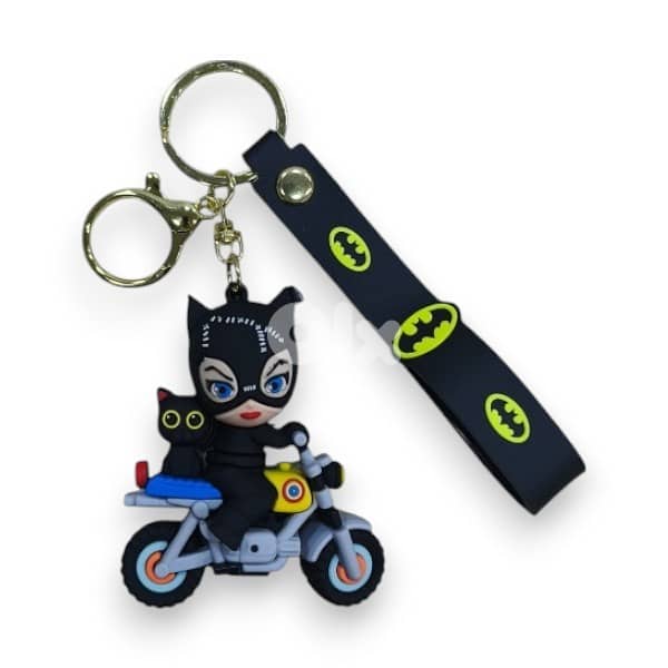 CATWOMAN MOTORCYCLE KEYCHAIN (Box of 100) - Toys for Vending Machines 0