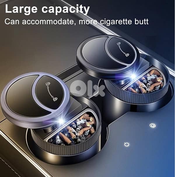 High Quality Portable Smart Sensing Car Ashtray 2