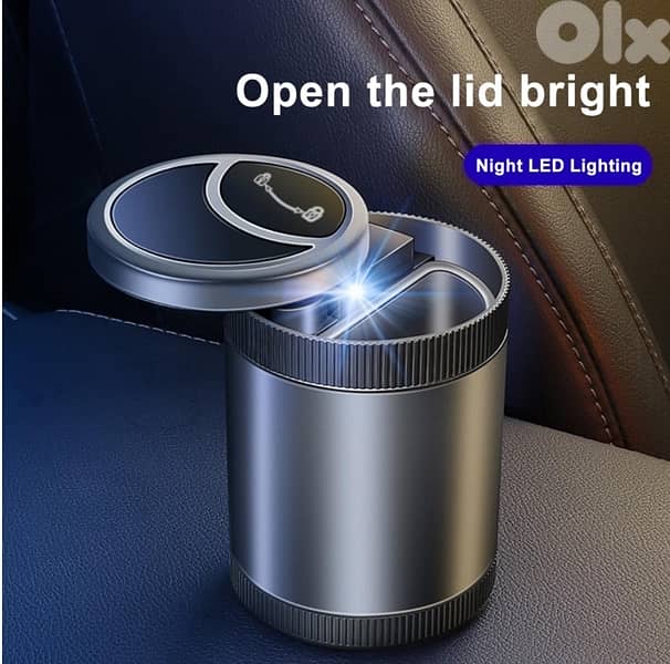 High Quality Portable Smart Sensing Car Ashtray 3