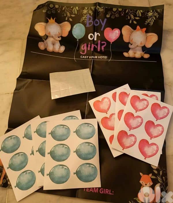 gender reveal party supplies 15