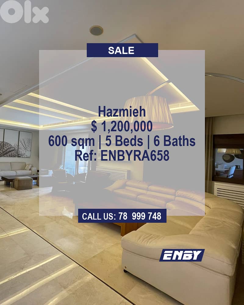 Duplex for Sale in Hazmieh | Spacious | Luxurious 0
