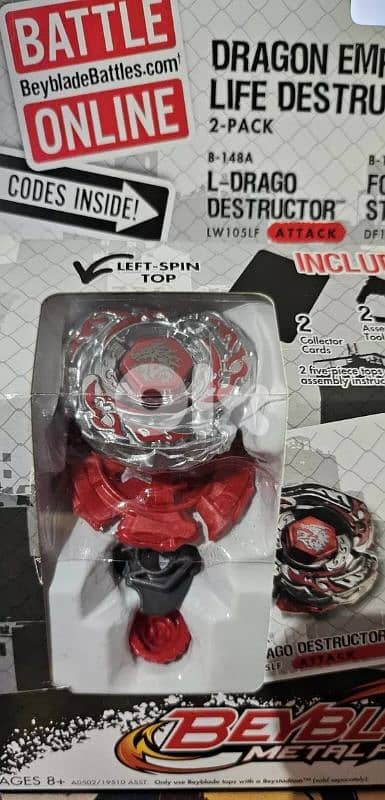 Original GENUINE Hasbro Beyblade Metal Fury 2012 3