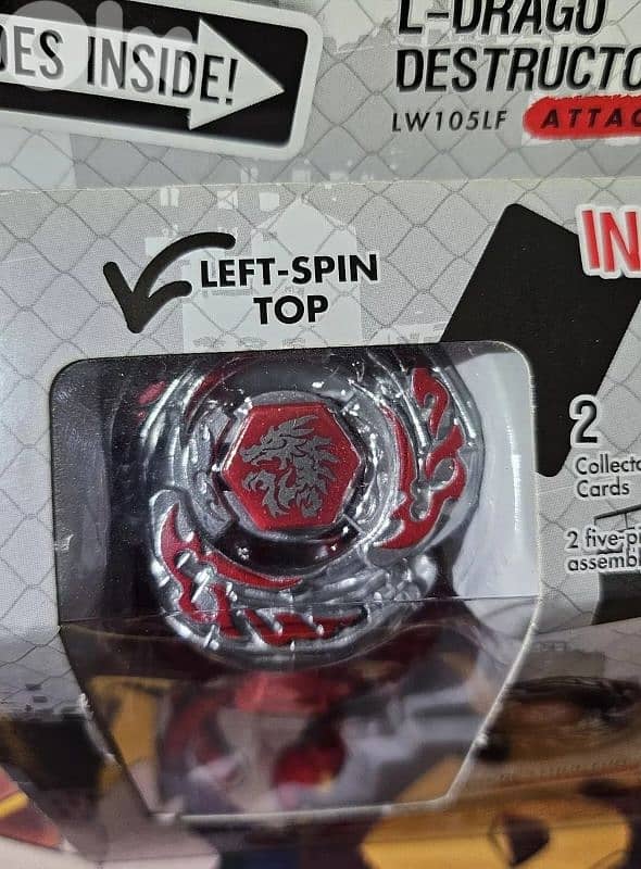 Original GENUINE Hasbro 2012 beyblade metal fury L-Drago set 2
