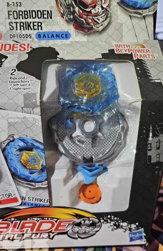 Original GENUINE Hasbro 2012 beyblade metal fury L-Drago set 5