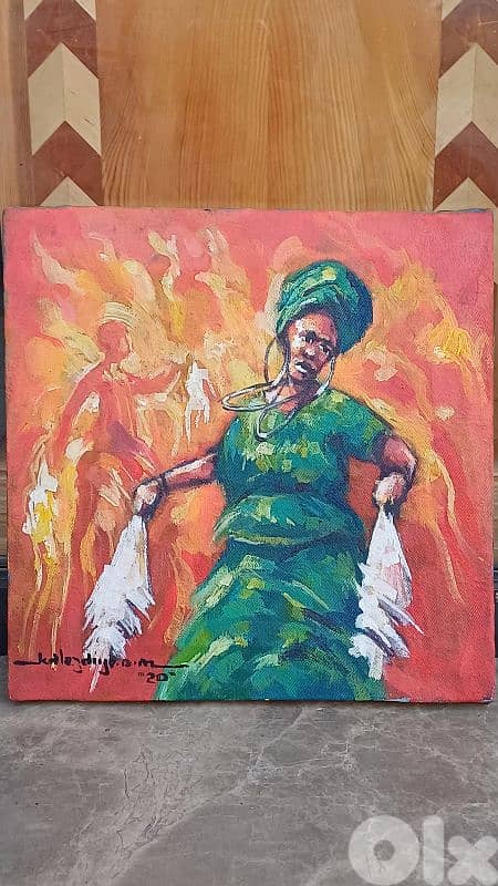 لوحات رسم زيتي 7