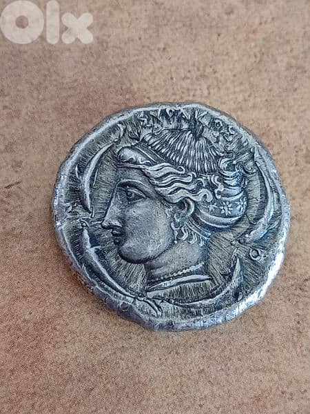 Roman coin from Rhodes - عملة رومانية 0