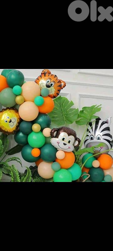 jungle safari birthday decoration 3