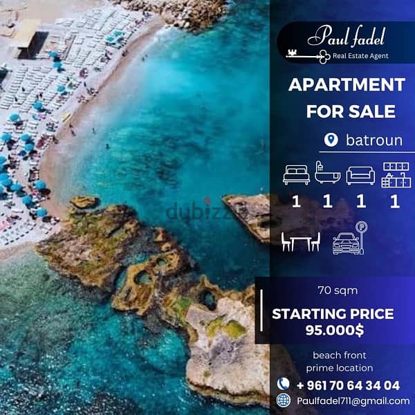 Beachfront Apartment For Sale – Prime Location! 0