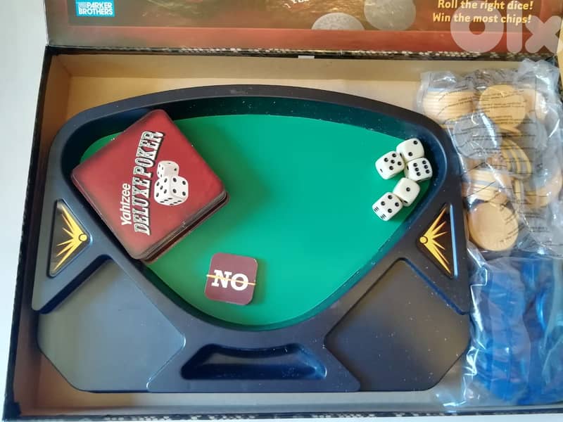 Yahtzee Deluxe Poker Game by parker brothers as new 1