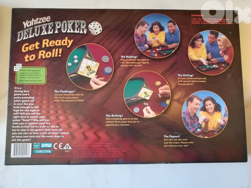Yahtzee Deluxe Poker Game by parker brothers as new 2