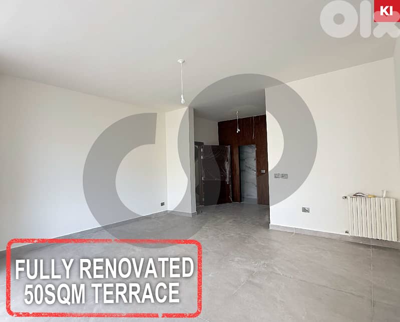 fully renovated  50sqm terrace -  ghazir kfarhabab  REF#KI123344 0