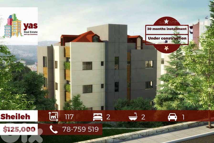 Sheileh 117m2 | Under Construction | Payment Facilities | GA | 0