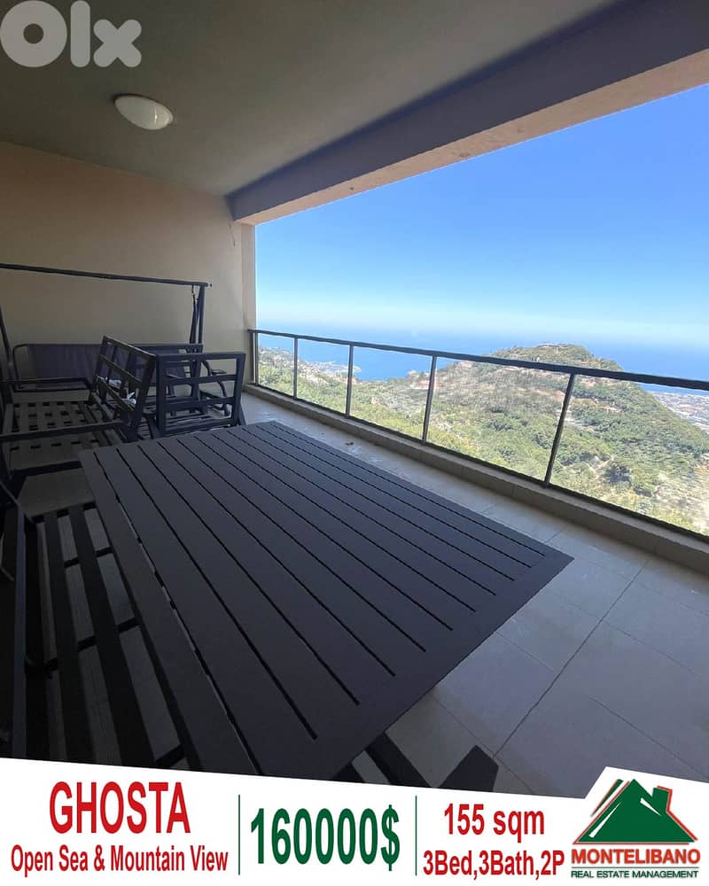 Fully Furnished 155sqm Apartment For Sale in Ghosta+Sea &Mountain View 0
