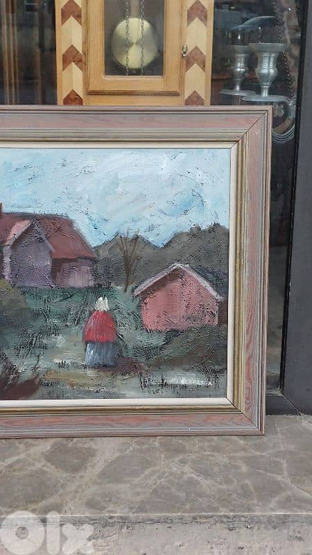 لوحة رسم زيتي اوروبية 3