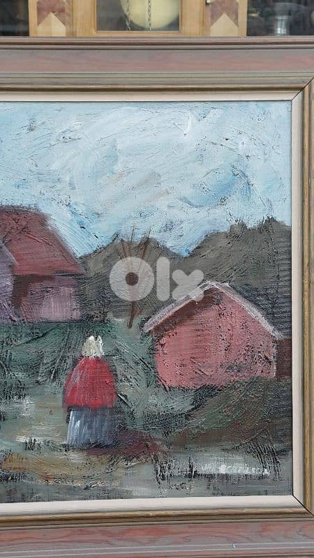 لوحة رسم زيتي اوروبية 5