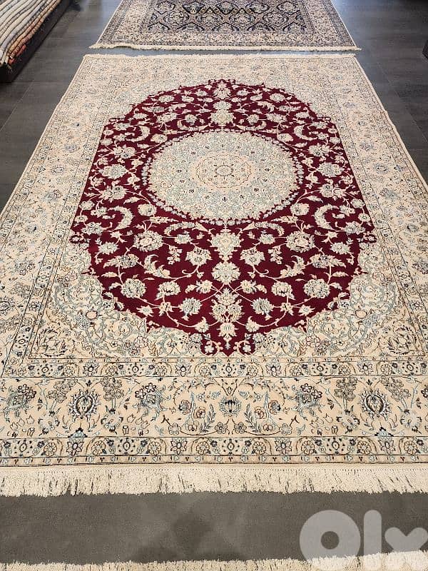Naiin Jandaki Laki ( ajami handknotted carpet)  NEW 0