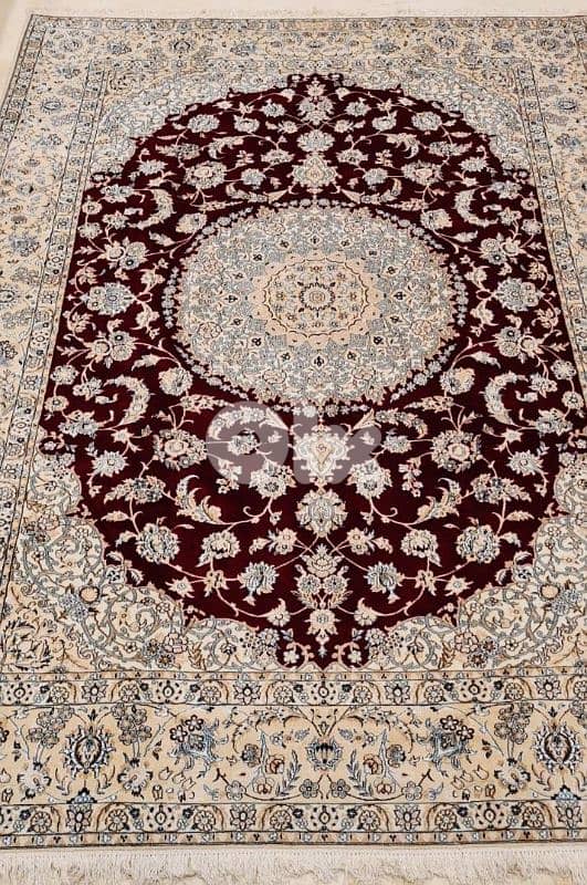 Naiin Jandaki Laki ( ajami handknotted carpet)  NEW 3