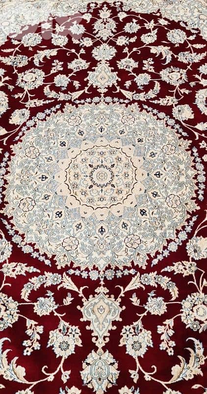 Naiin Jandaki Laki ( ajami handknotted carpet)  NEW 1