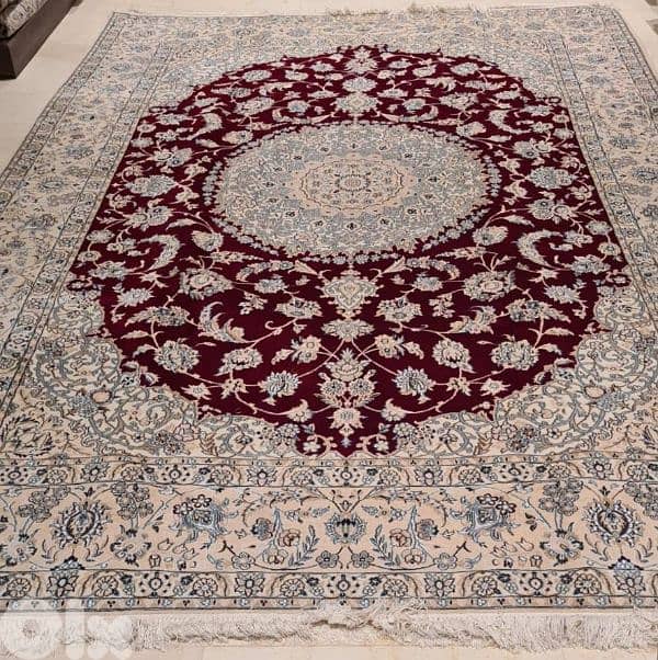 Naiin Jandaki Laki ( ajami handknotted carpet)  NEW 5