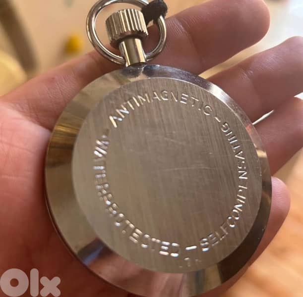 HanHart 7 JEWELS shockproof 1/10 sec Vintage German stopwatch 1960’s 3