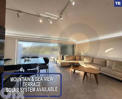 Mountain & sea view /Solar system available -Mansourieh  REF#TR123390