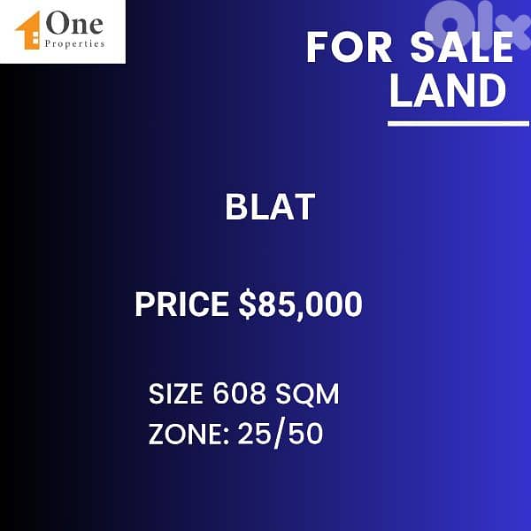 LAND FOR SALE IN BLAT 0