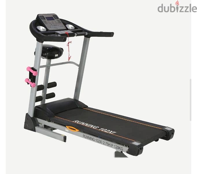 treadmill sports  2,25hp motor, vibration message, aux 0