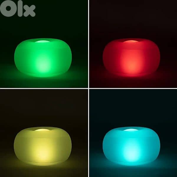 livarnohome inflatable led pouffe 1