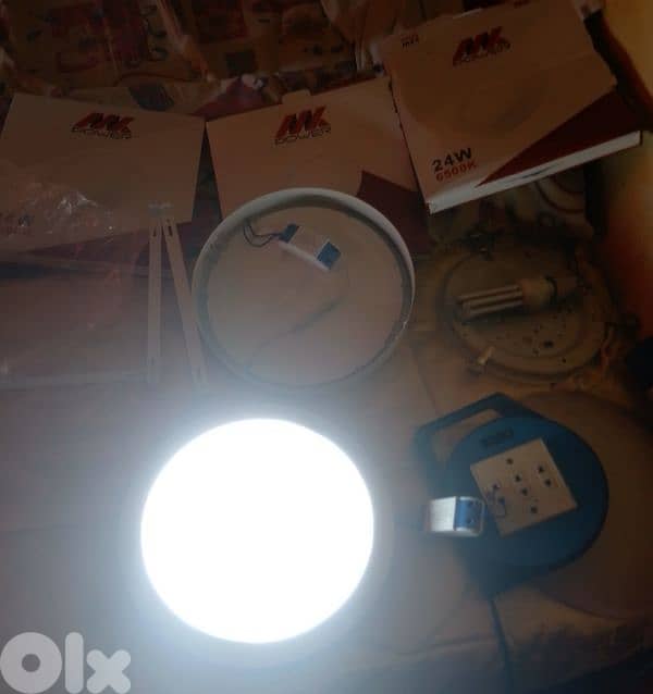 4 LED + balcony Lamp 6500K 24W. 6