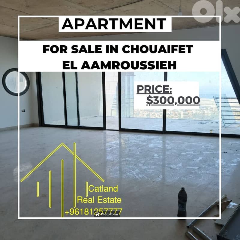 New Apartment for sale in Choueifat-Payment Facilities only for $300K 0