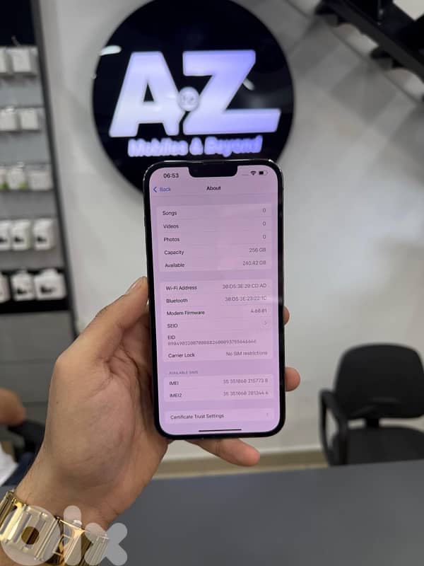 IPHONE 13 PROMAX 256GB USED 3